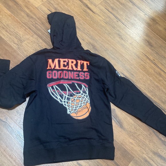 πNEWπ Spalding Merit Goodness basketball hoodie size medium, NWT - Picture 2 of 9